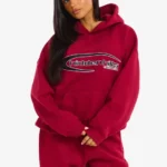 Hidden Hills Sporty Hoodie Burgundy/Black