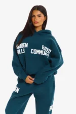 Hidden Hills Gated Community Hoodie, Deep Teal