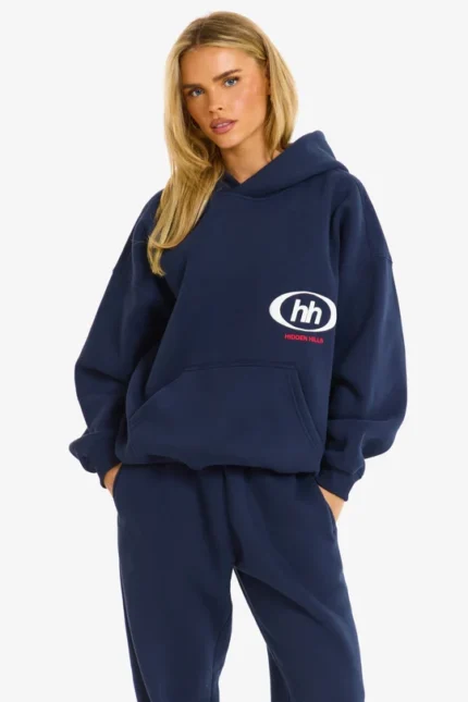 Hidden Hills Emblem Hoodie, Navy