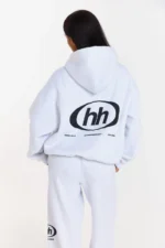 Hidden Hills Emblem Hoodie Light Grey