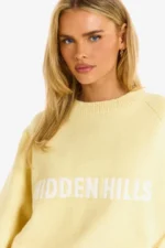 Hidden Hills Knit Sweater in Butter Yellow