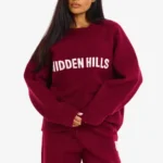Hidden Hills Burgundy Knit Sweater