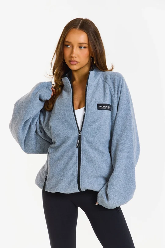 Look4_262088_37bec0ad-2919-4500-830e-937c322fdc8d_540x Hidden Hills Fleece Zip-up Jacket Grey/Black