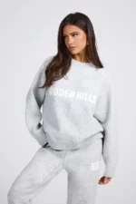 Hidden Hills Knit Sweater Light Grey