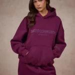 Hidden Hills Basics Hoodie Dark Plum