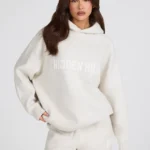 Hidden Hills Knit Hoodie Beige