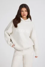 Hidden Hills Knit Hoodie Beige