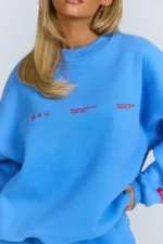 Hidden Hills Gradient Logo Sweater Sky Blue