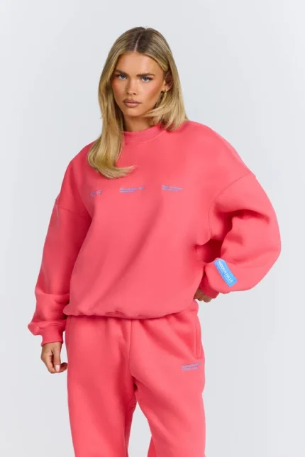 Hidden Hills Gradient Logo Sweater Coral