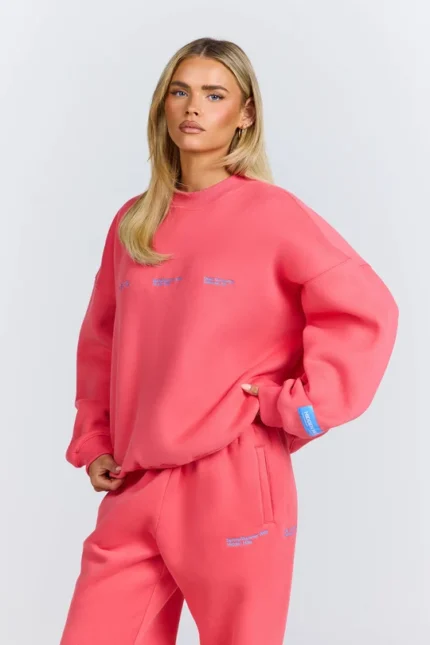 Hidden Hills Gradient Logo Sweater Coral