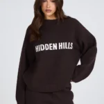 Hidden Hills Knit Sweater Dark Brown