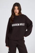 Hidden Hills Knit Sweater Dark Brown