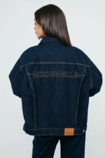 Hidden Hills Logo Stitch Denim Jacket Indigo