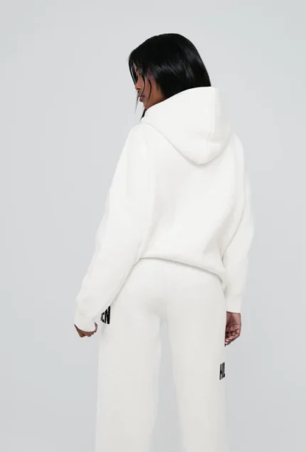 Hidden Hills Knit Hoodie off White