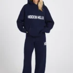 Hidden Hills Knit Hoodie Navy