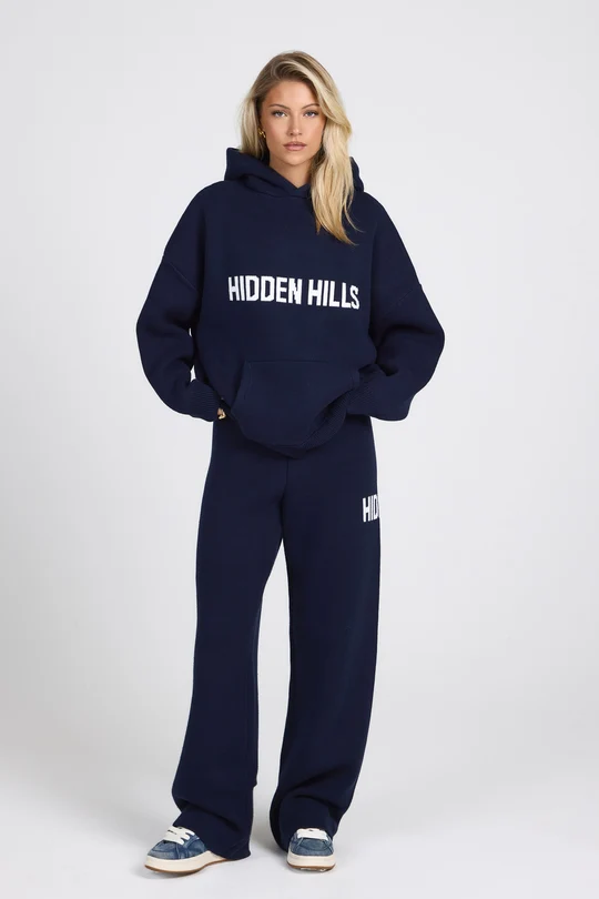fullbodynavyknit_540x Hidden Hills Knit Hoodie Navy