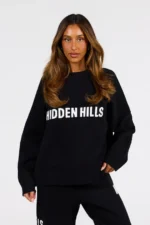 Hidden Hills Black Knit Sweater