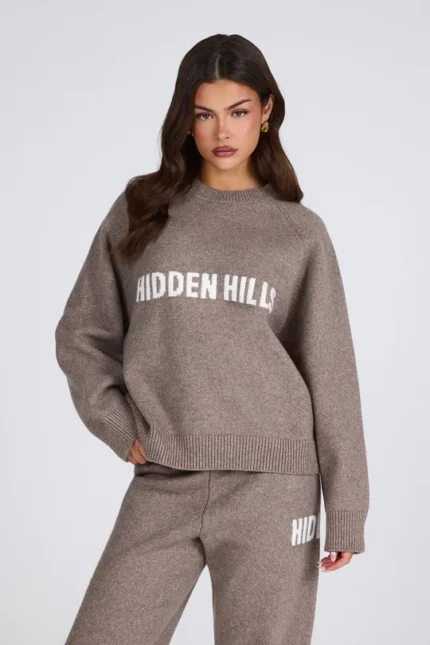 Hidden Hills Knit Sweater Taupe