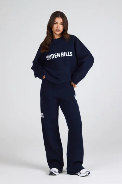 Hidden Hills Knit Sweater Navy