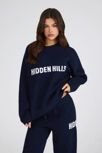 Hidden Hills Knit Sweater Navy