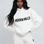 Hidden Hills Knit Hoodie off White