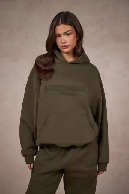 Hidden Hills Basics Hoodie Olive