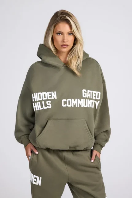 Hidden Hills Gated Community Hoodie Sage