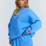 Hidden Hills Gradient Logo Sweater Sky Blue