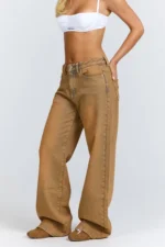 Hidden Hills Logo Stitch Jeans Vintage Wash